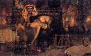 Death of the Pharaoh's firstborn son Sir Lawrence Alma-Tadema,OM.RA,RWS